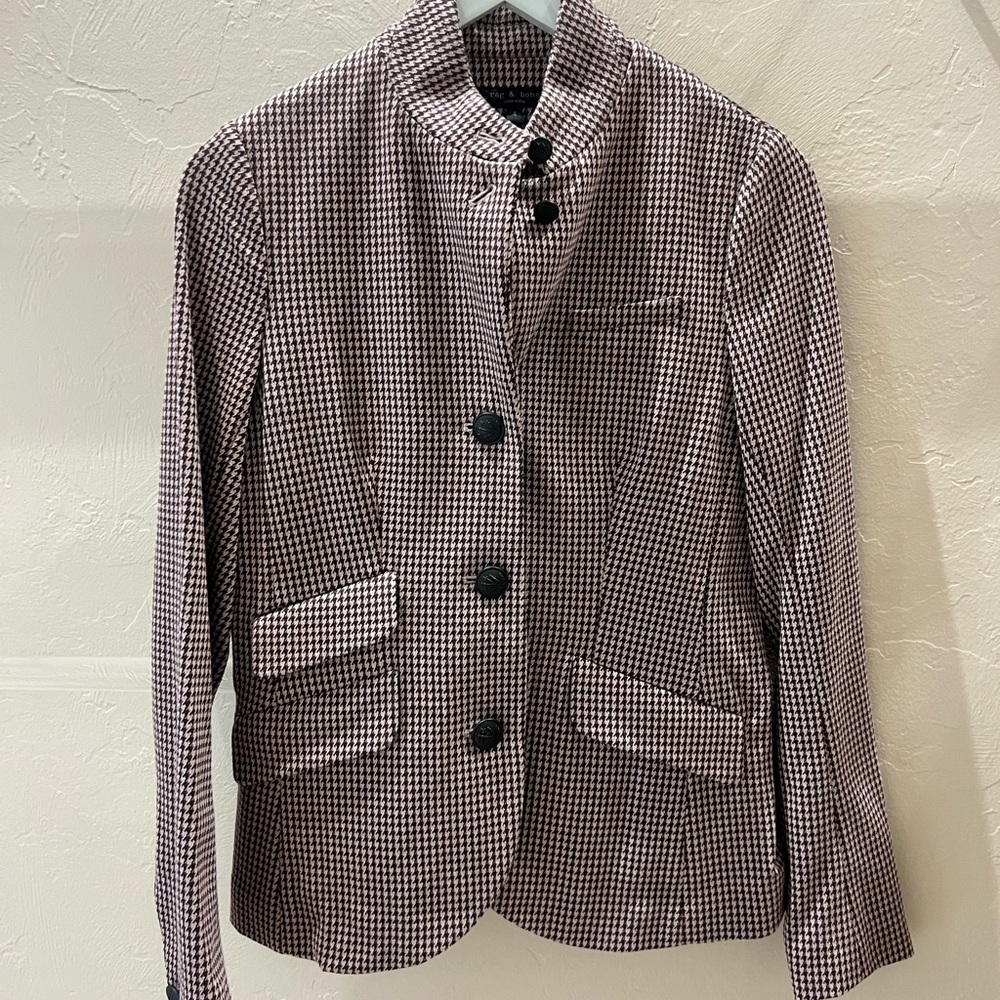 Rag & Bone Slade Italian plaid blazer